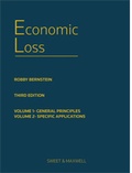 Cover: Economic Loss 2 Volumes - Sweet & Maxwell