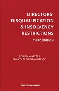 Abbildung von: Directors' Disqualification and Insolvency Restrictions - Sweet & Maxwell