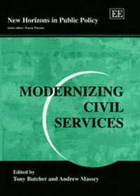 Enlarge image Cover: Modernizing Civil Services - Edward Elgar Publishing