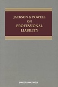 Cover: Jackson & Powell on Professional Liability Mainwork & Supplement - Sweet & Maxwell