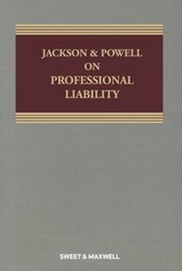 Enlarge image Cover: Jackson & Powell on Professional Liability Mainwork & Supplement - Sweet & Maxwell