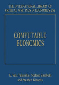 Enlarge image Cover: Computable Economics - Edward Elgar Publishing