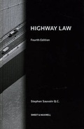 Cover: Highway Law - Sweet & Maxwell