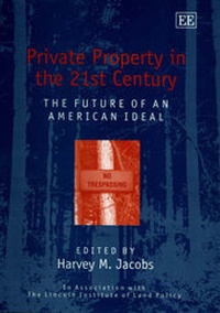 Enlarge image Cover: Private Property in the 21st Century - Edward Elgar Publishing