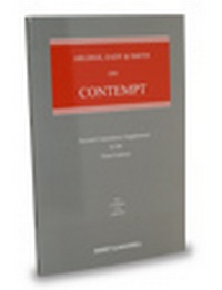 Abbildung von: Arlidge, Eady & Smith on Contempt 2nd Supplement - Sweet & Maxwell