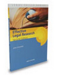 Enlarge image Cover: Effective Legal Research - Sweet & Maxwell