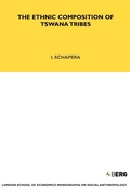Cover: The Ethnic Composition of Tswana Tribes - Berg Publishers