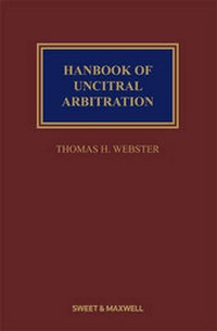 Abbildung von: Handbook of UNCITRAL Arbitration - Sweet & Maxwell