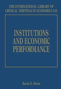 Cover: Institutions and Economic Performance - Edward Elgar Publishing