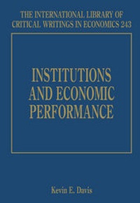 Enlarge image Cover: Institutions and Economic Performance - Edward Elgar Publishing