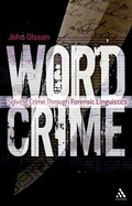 Cover: Wordcrime - Continuum International Publishing Group Ltd.