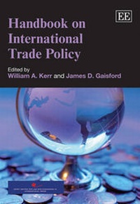 Enlarge image Cover: Handbook on International Trade Policy - Edward Elgar Publishing