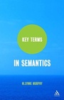 Cover: Key Terms in Semantics - Continuum International Publishing Group Ltd.