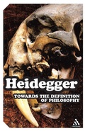Cover: Towards the Definition of Philosophy - Continuum International Publishing Group Ltd.