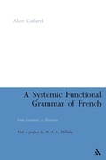 Cover: A Systemic Functional Grammar of French - Bloomsbury Continuum