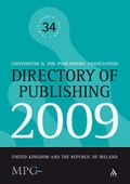 Cover: Directory of Publishing 2009 - Continuum International Publishing Group Ltd.