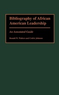 Cover: Bibliography of African American Leadership - Greenwood Press