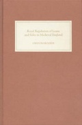 Cover: Royal Regulation of Loans and Sales in Medieval England - Boydell Press