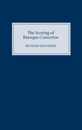 Cover: The Scoring of Baroque Concertos - Boydell Press