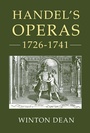 Cover: Handel's Operas, 1726-1741 - Boydell Press