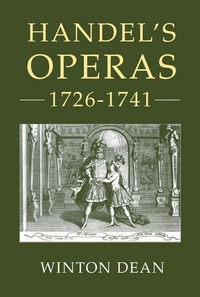 Enlarge image Cover: Handel's Operas, 1726-1741 - Boydell Press