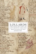 Cover: Lollards and their Influence in Late Medieval England - Boydell Press