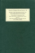Cover: From the Reformation to the Permissive Society - Boydell Press