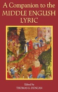 Cover: A Companion to the Middle English Lyric - D.S. Brewer