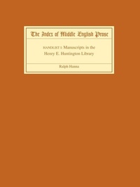 Enlarge image Cover: The Index of Middle English Prose Handlist I - D.S. Brewer