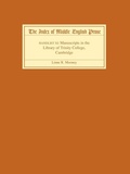 Cover: The Index of Middle English Prose, Handlist XI - D.S. Brewer
