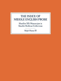 Enlarge image Cover: The Index of Middle English Prose, Handlist XII - D.S. Brewer
