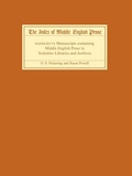 Cover: The Index of Middle English Prose Handlist VI - D.S. Brewer