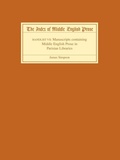 Cover: The Index of Middle English Prose Handlist VII - D.S. Brewer