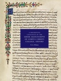 Cover: A Descriptive Catalogue of the Greek Manuscripts of Corpus Christi College, Oxford - D.S. Brewer