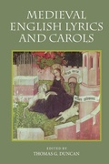 Cover: Medieval English Lyrics and Carols - D.S. Brewer