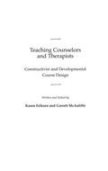 Cover: Teaching Counselors and Therapists - Praeger Publishers Inc
