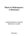 Cover: Music in Shakespeare - Continuum International Publishing Group Ltd.