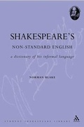 Cover: Shakespeare's Non-Standard English - Continuum International Publishing Group Ltd.
