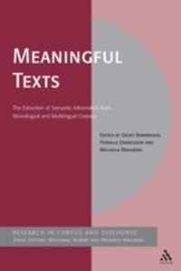 Abbildung von: Meaningful Texts - Continuum International Publishing Group Ltd.