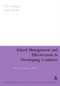 Enlarge image Cover: School Management and Effectiveness in Developing Countries - Continuum International Publishing Group Ltd.