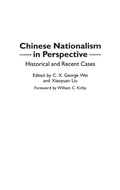 Cover: Chinese Nationalism in Perspective - Praeger Publishers Inc