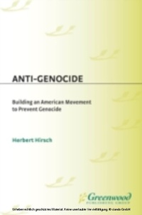 Enlarge image Cover: Anti-Genocide - Praeger Publishers Inc