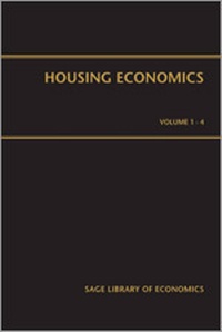 Enlarge image Cover: Housing Economics - SAGE Publications Ltd