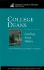 Cover: College Deans - Rowman & Littlefield Publishers