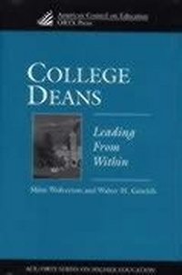 Enlarge image Cover: College Deans - Oryx Press Inc