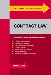 Abbildung von: A Straightforward Guide To Contract Law - Straightforward Publishing