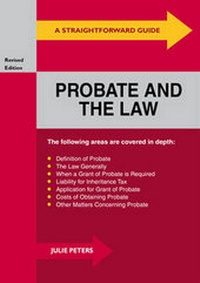 Abbildung von: A Straightforward Guide To Probate And The Law - Straightforward Publishing