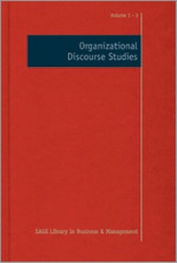 Enlarge image Cover: Organizational Discourse Studies - SAGE Publications Ltd