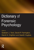 Cover: Dictionary of Forensic Psychology - Willan Publishing