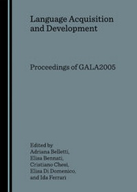 Enlarge image Cover: Language Acquisition and Development - Cambridge Scholars Publishing